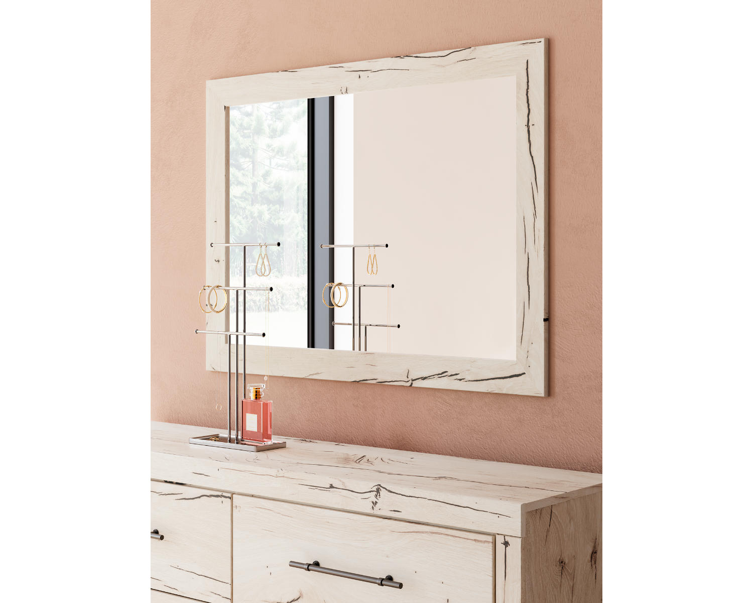 Lawroy King Panel Storage Bed, Dresser and Mirror