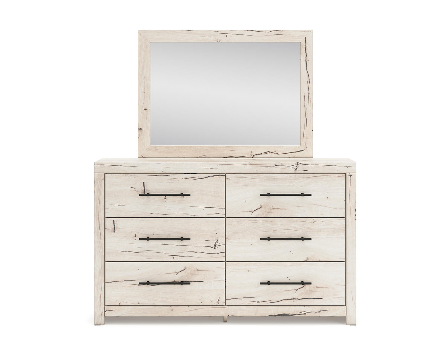 Lawroy Queen Storage Bed, 2 Dressers, Mirror and 2 Nightstands