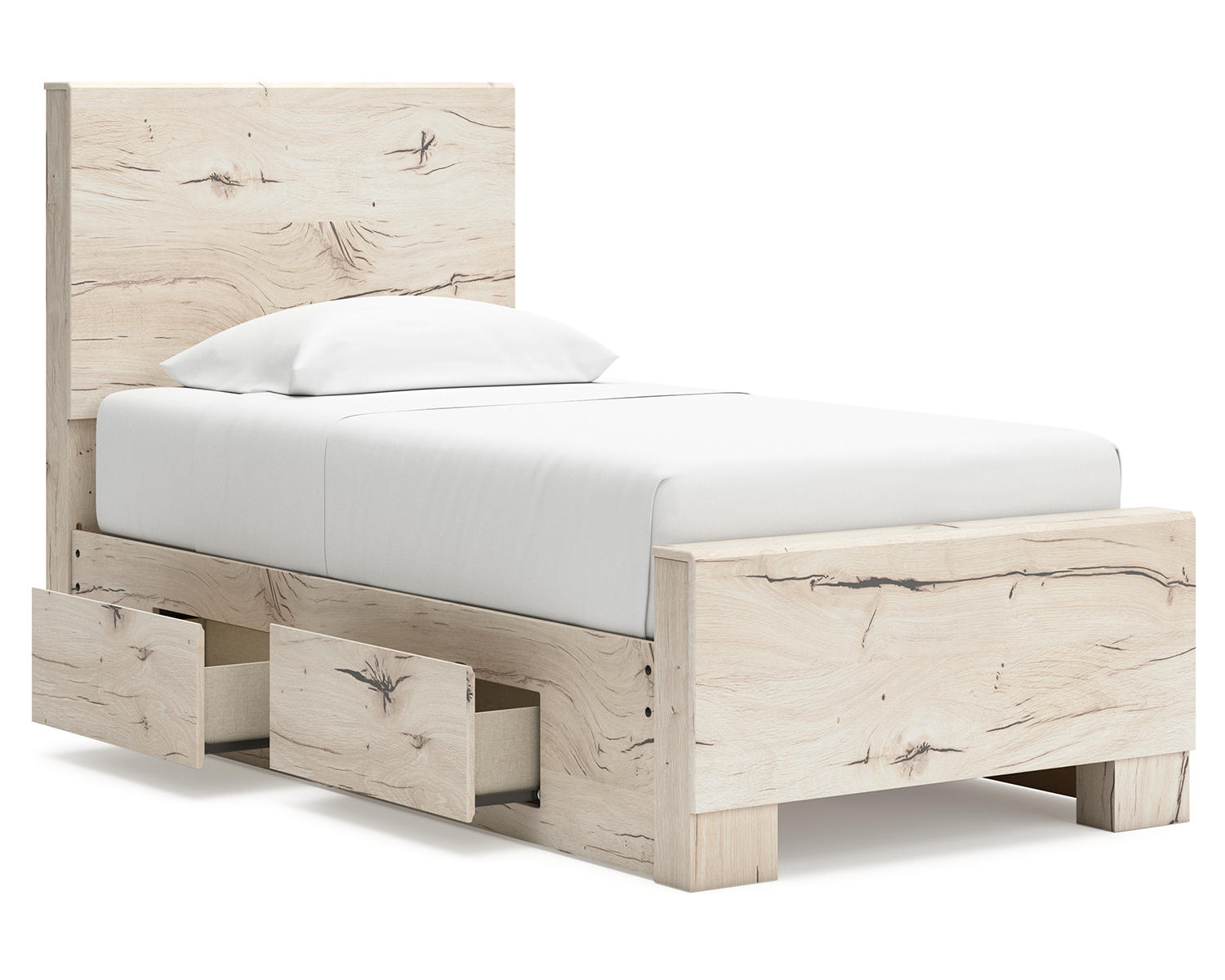 Lawroy Twin Panel Bed with Storage