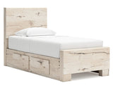 Lawroy Twin Panel Bed with Storage
