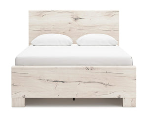 Cama Queen con paneles y espacio de almacenamiento Lawroy