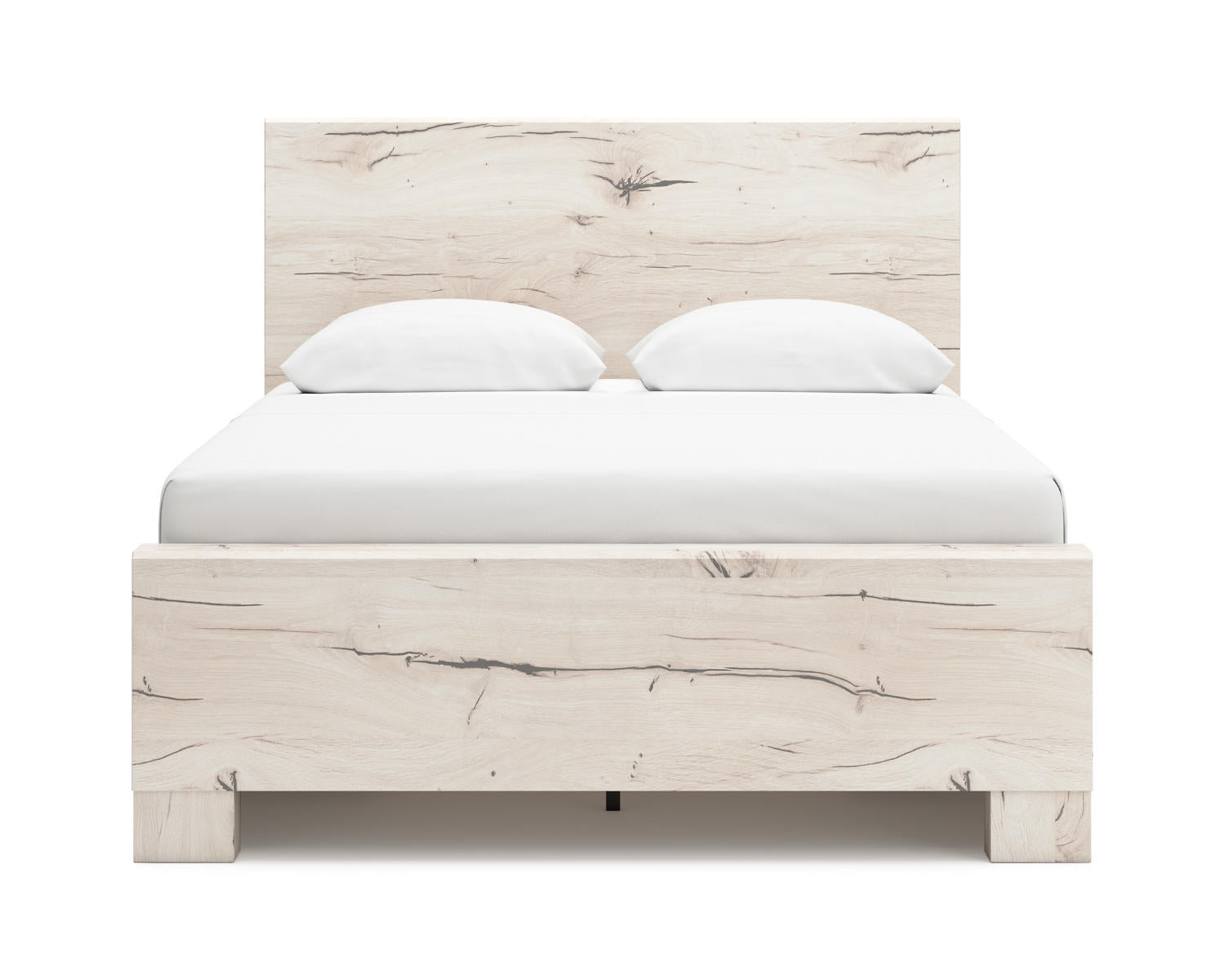 Lawroy Queen Panel Bed with Storage, Dresser and Mirror
