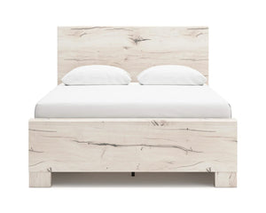 Lawroy Queen Panel Bed with Storage, Dresser and Mirror