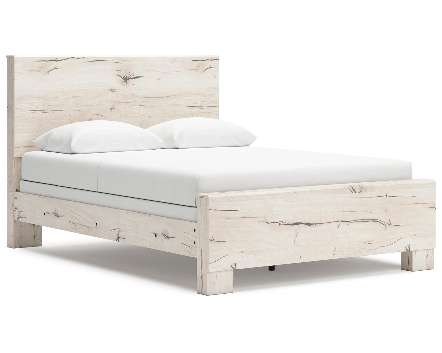 Lawroy Queen Panel Bed, Dresser and Mirror