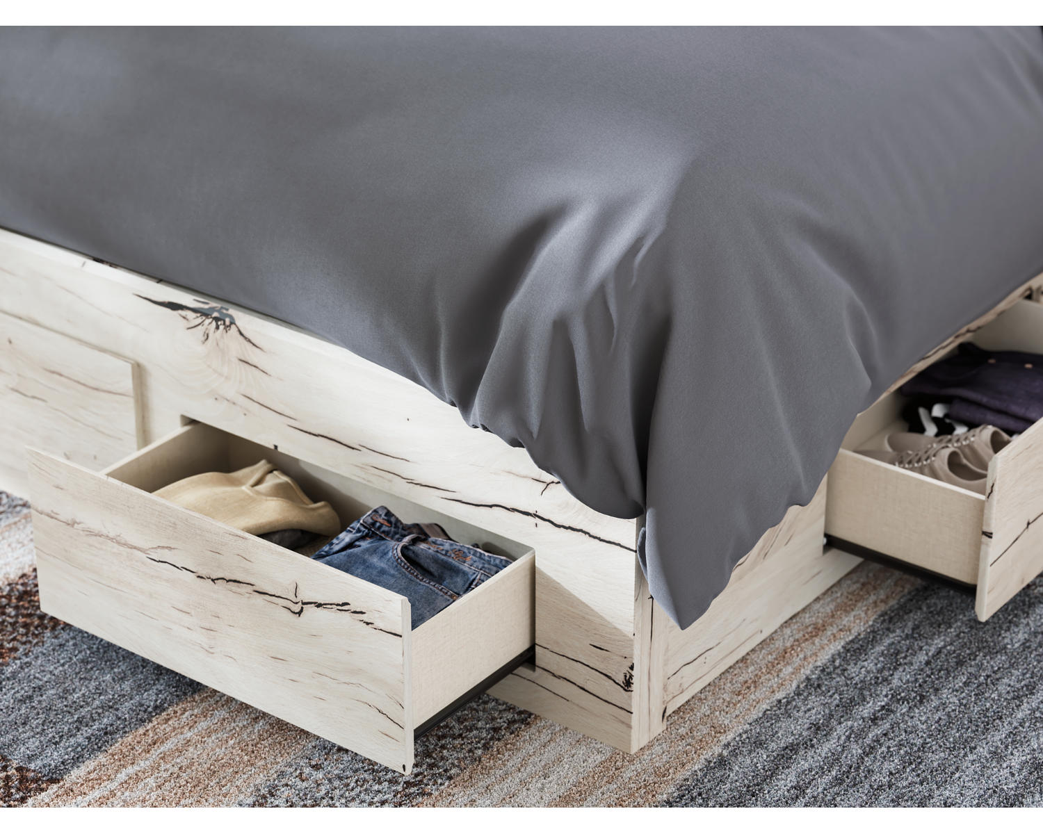 Lawroy Queen Panel Storage Bed