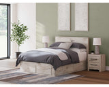 Cama Queen con almacenamiento y paneles Lawroy
