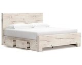 Lawroy King Panel Bed with Storage
