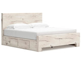 Lawroy King Panel Bed with Storage