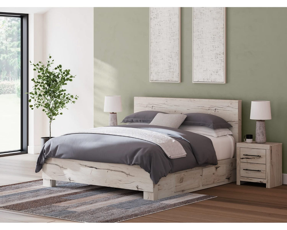 Lawroy King Panel Bed with Storage