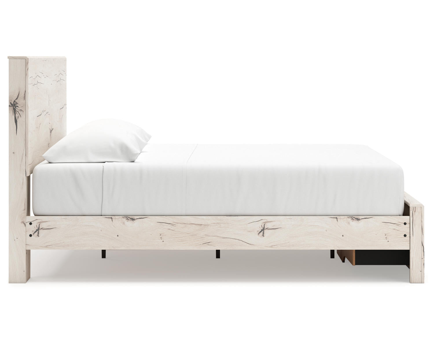 Lawroy King Panel Storage Bed, Dresser and Mirror