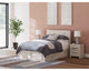 Cama con almacenamiento Lawroy de panel completo