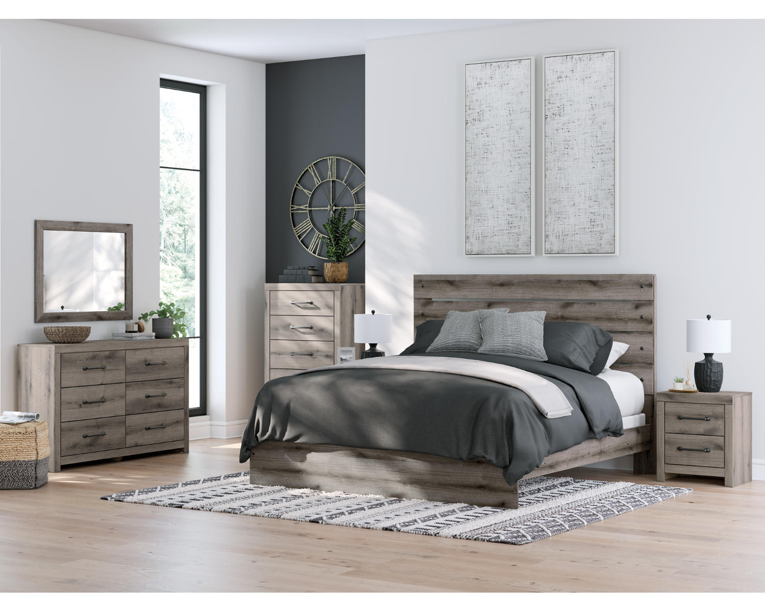 Graystorm Dresser and Mirror