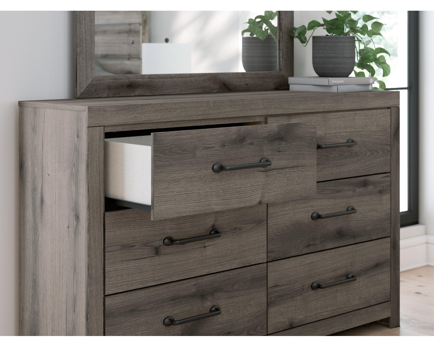 Graystorm Dresser and Mirror