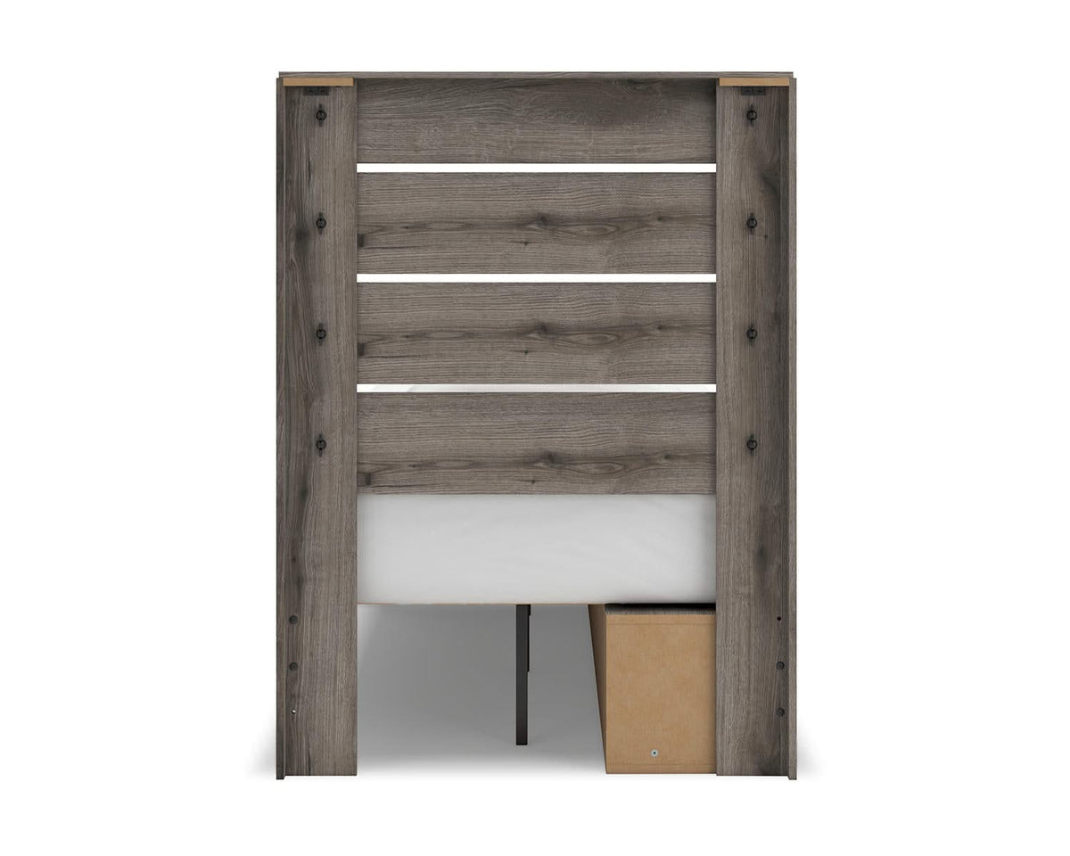 Graystorm Twin Panel Storage Bed