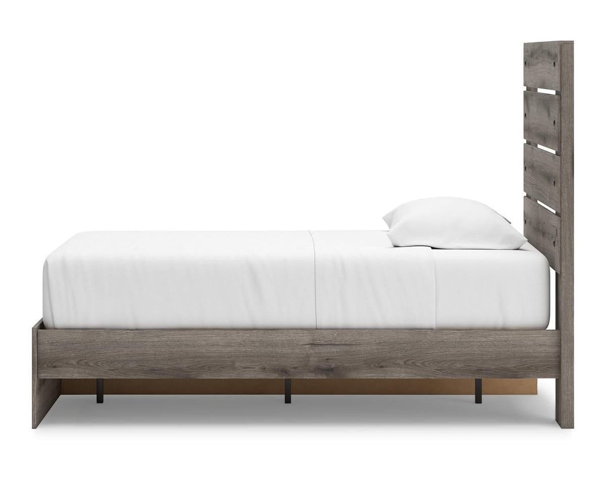 Cama individual con almacenamiento y paneles Graystorm