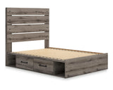 Graystorm Full Panel Storage Bed