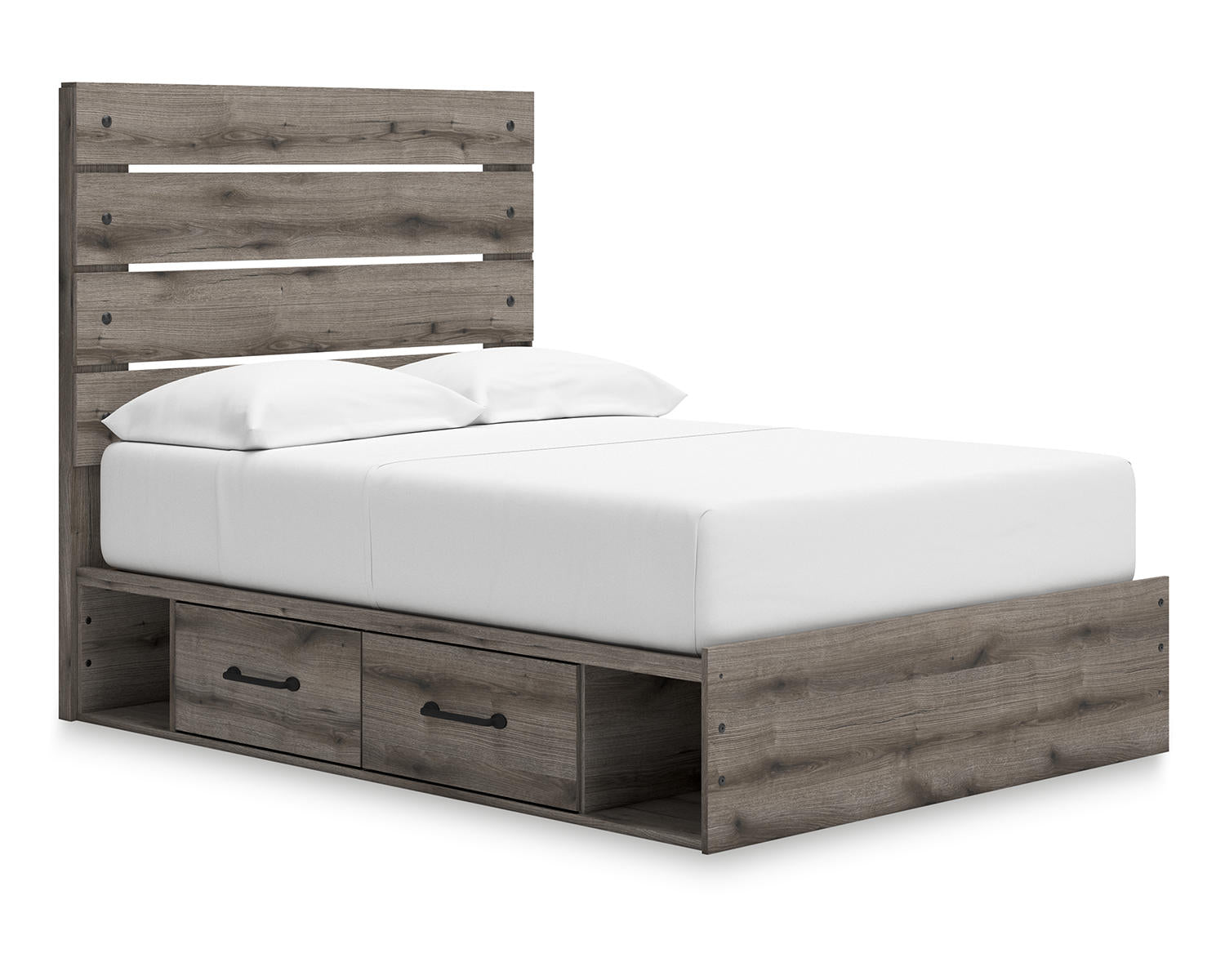 Graystorm Full Panel Storage Bed