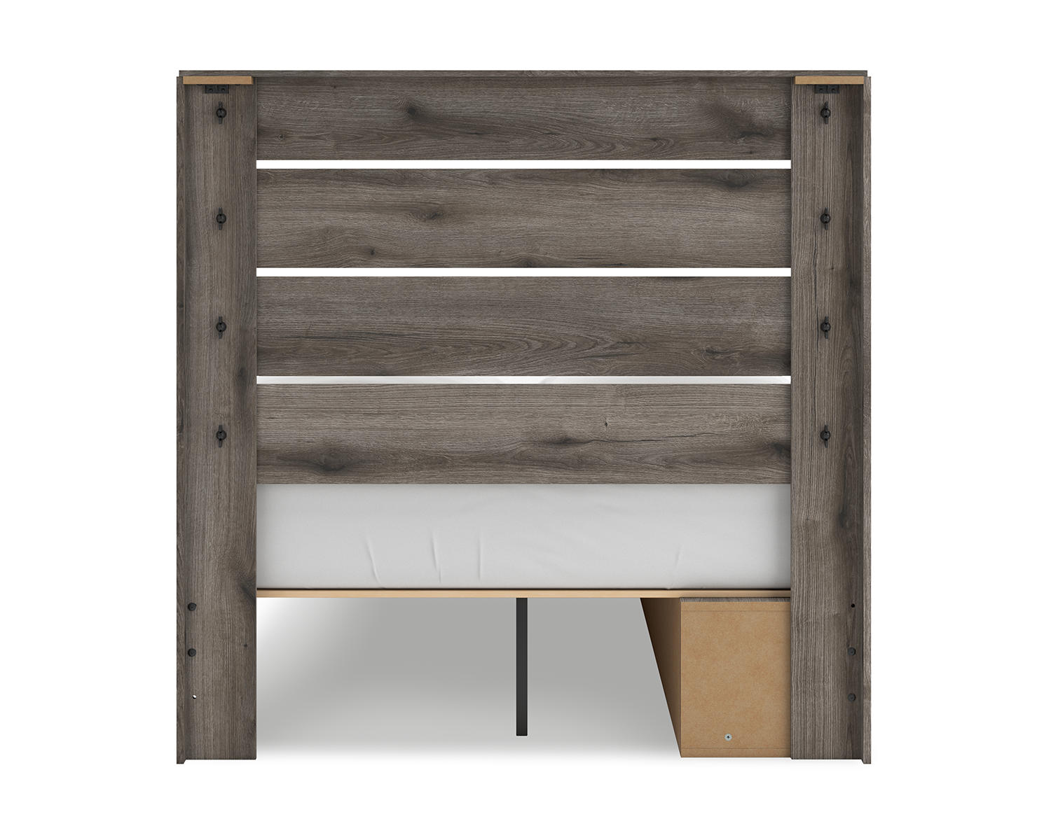 Graystorm Full Panel Storage Bed