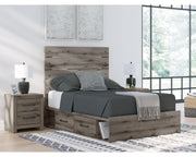 Graystorm Full Panel Storage Bed