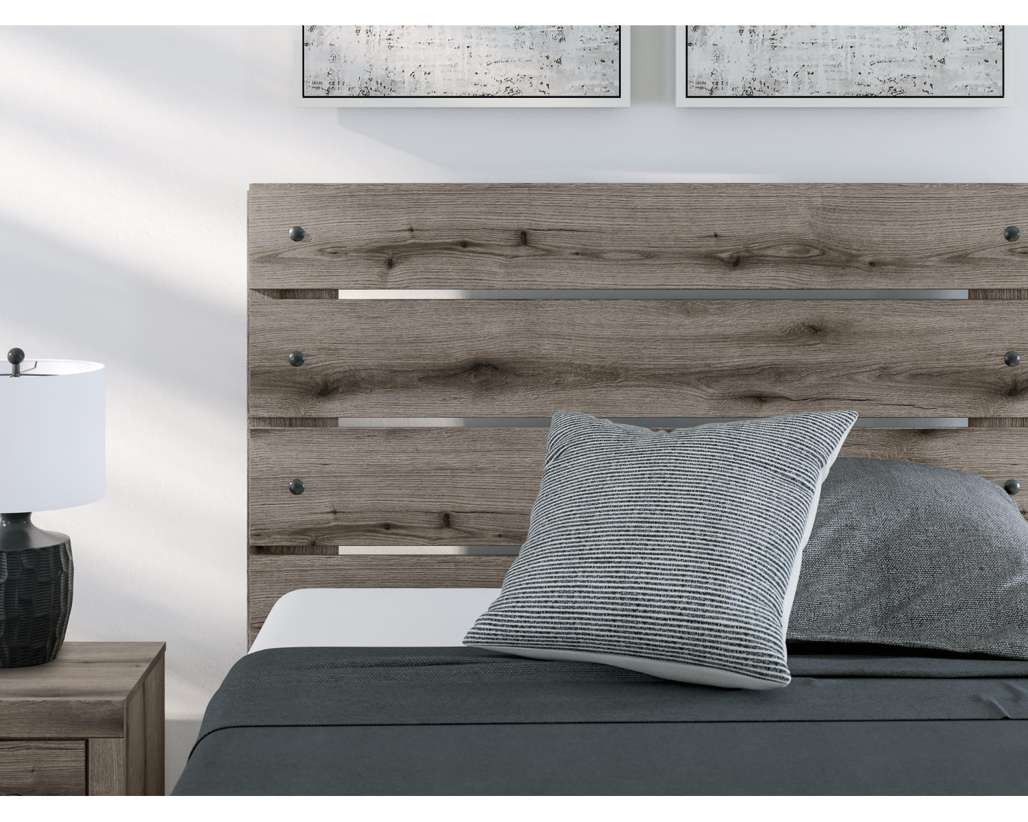 Graystorm Full Panel Bed with Storage