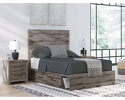 Graystorm Full Panel Bed with Storage