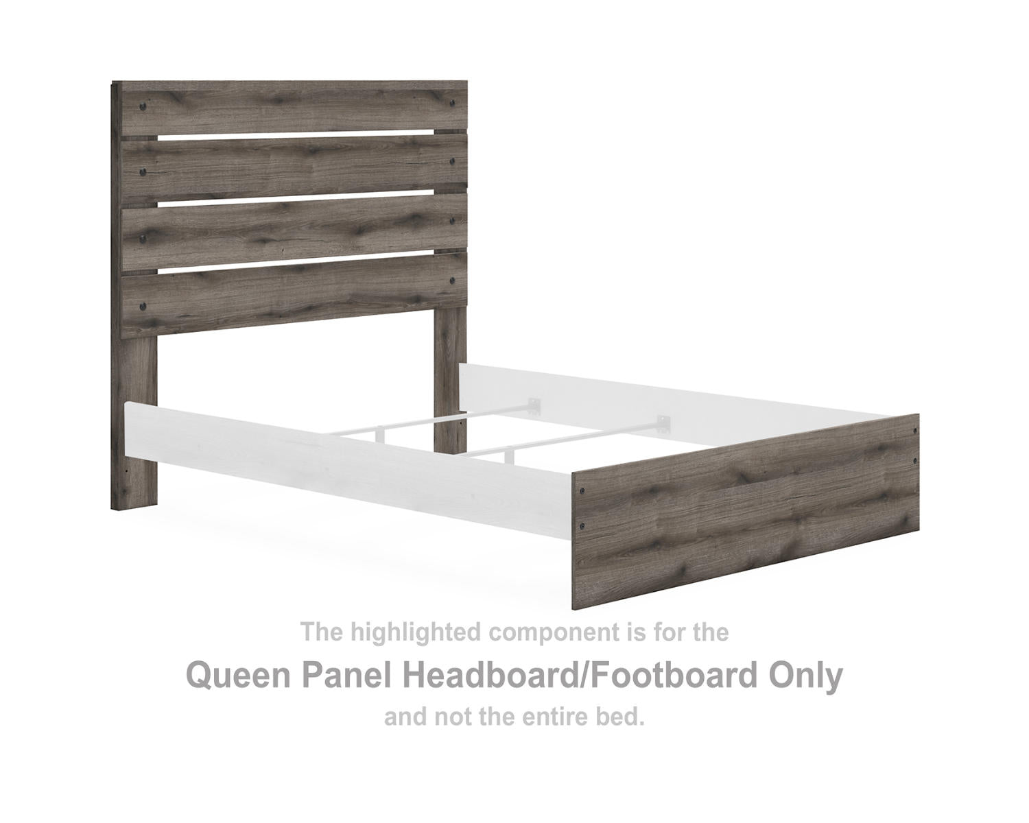 Graystorm Queen Panel Headboard/Footboard
