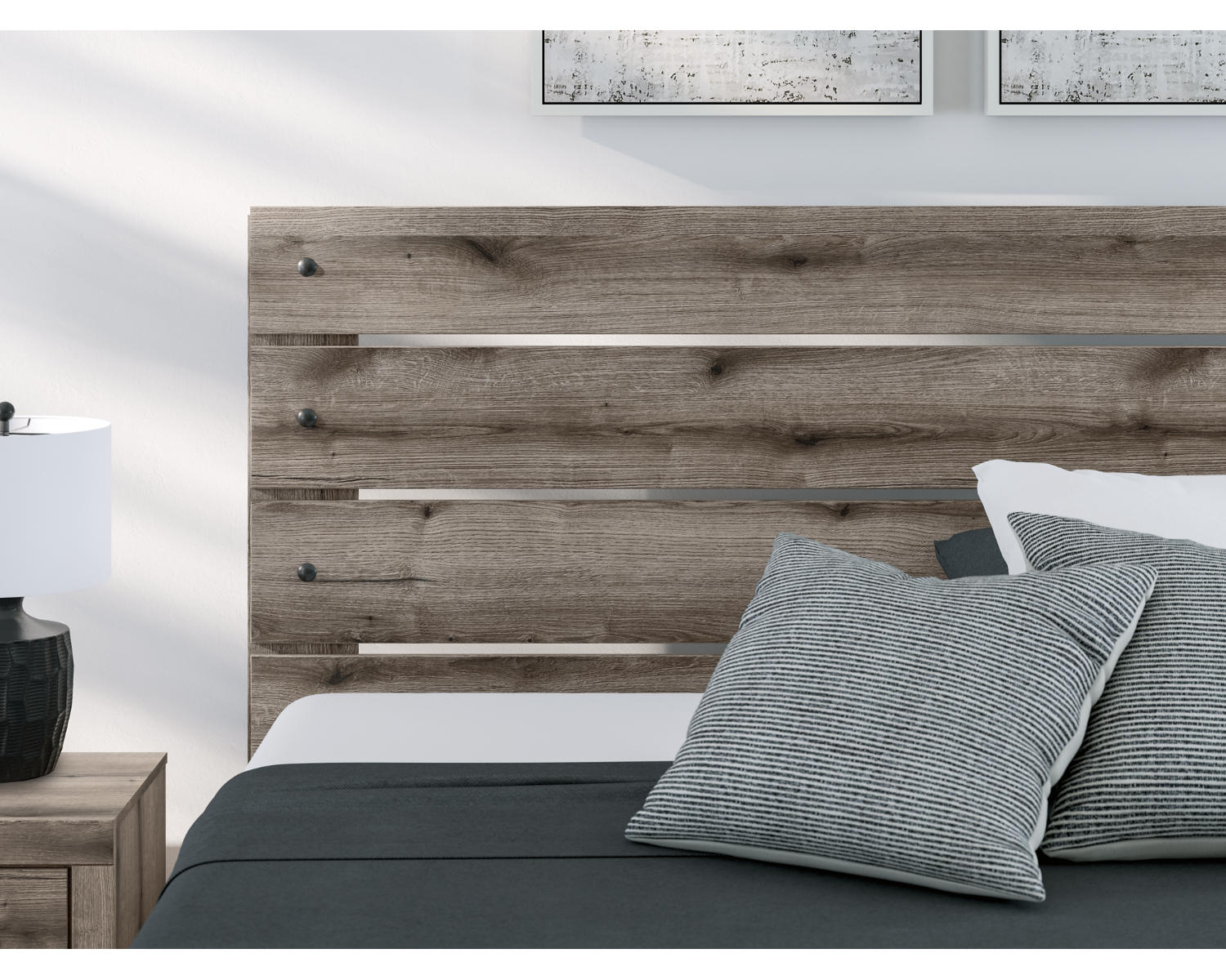 Graystorm King Panel Bed
