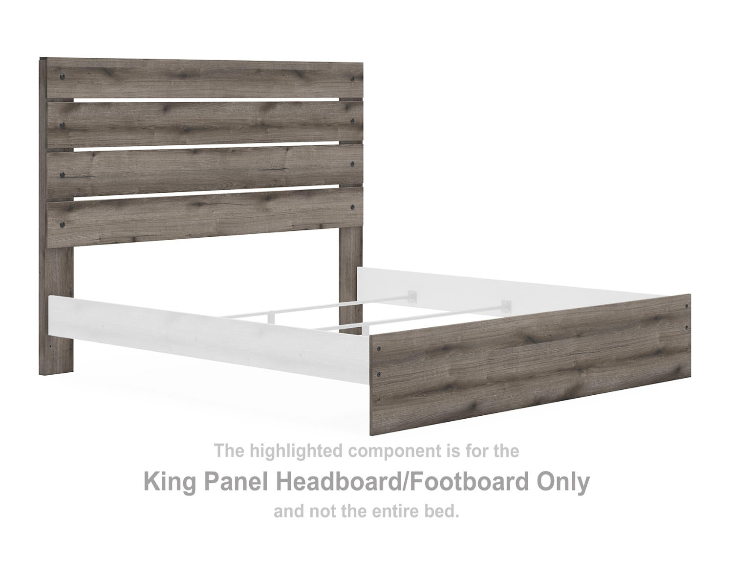 Graystorm King Panel Headboard/Footboard