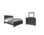 Brinxton King Panel Bed, Dresser and Mirror
