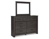 Brinxton King/California King Panel Headboard, Dresser and Mirror
