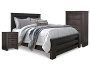 Brinxton Queen Panel Bed, Chest and Nightstand