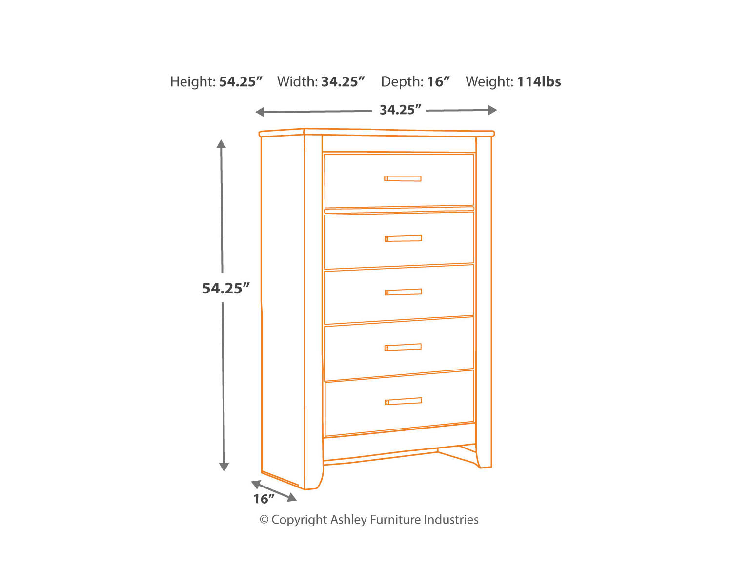 Brinxton King Panel Bed, Dresser, Mirror, Chest and Nightstand