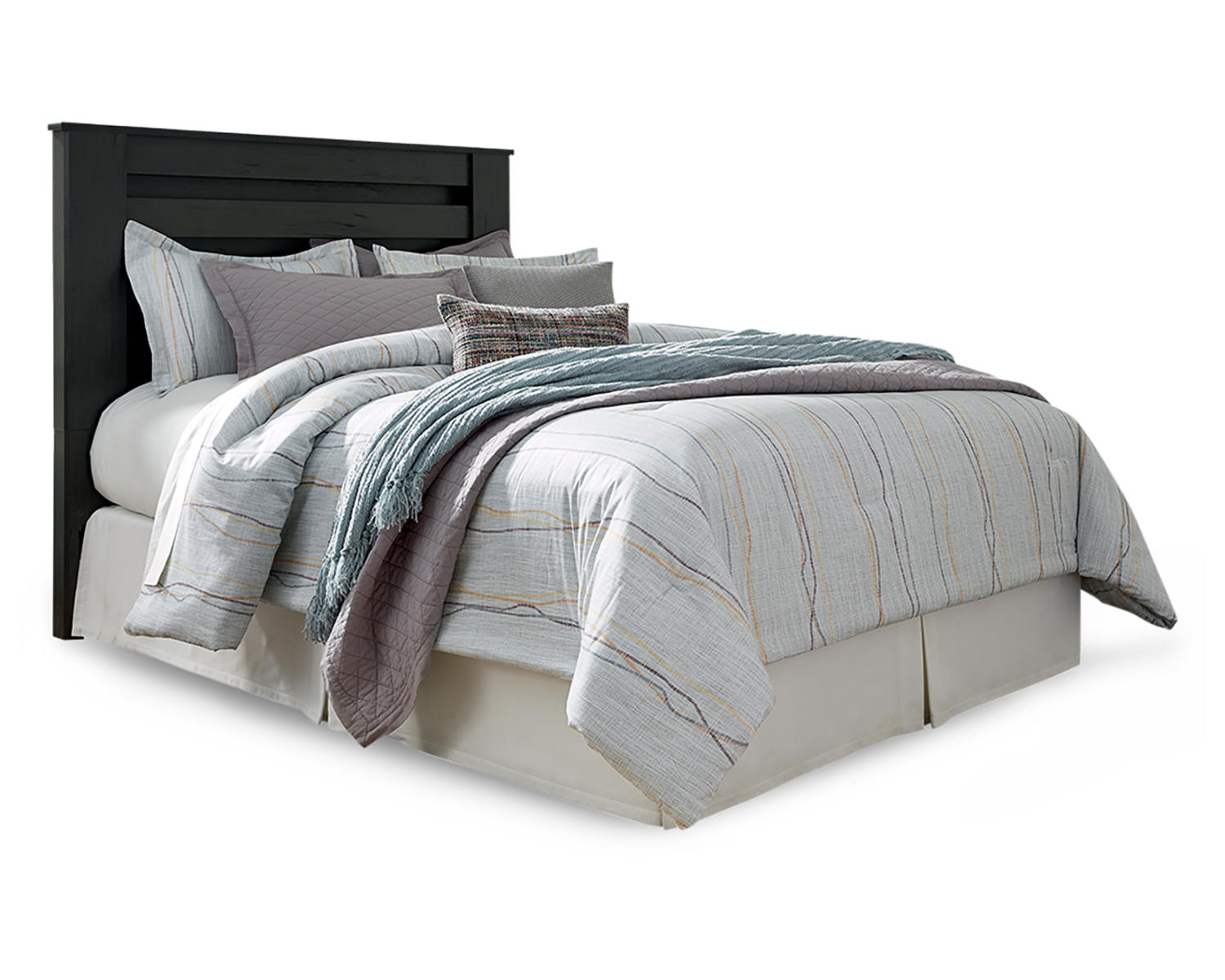 Brinxton King Panel Headboard, Dresser, Mirror, Chest and 2 Nightstands