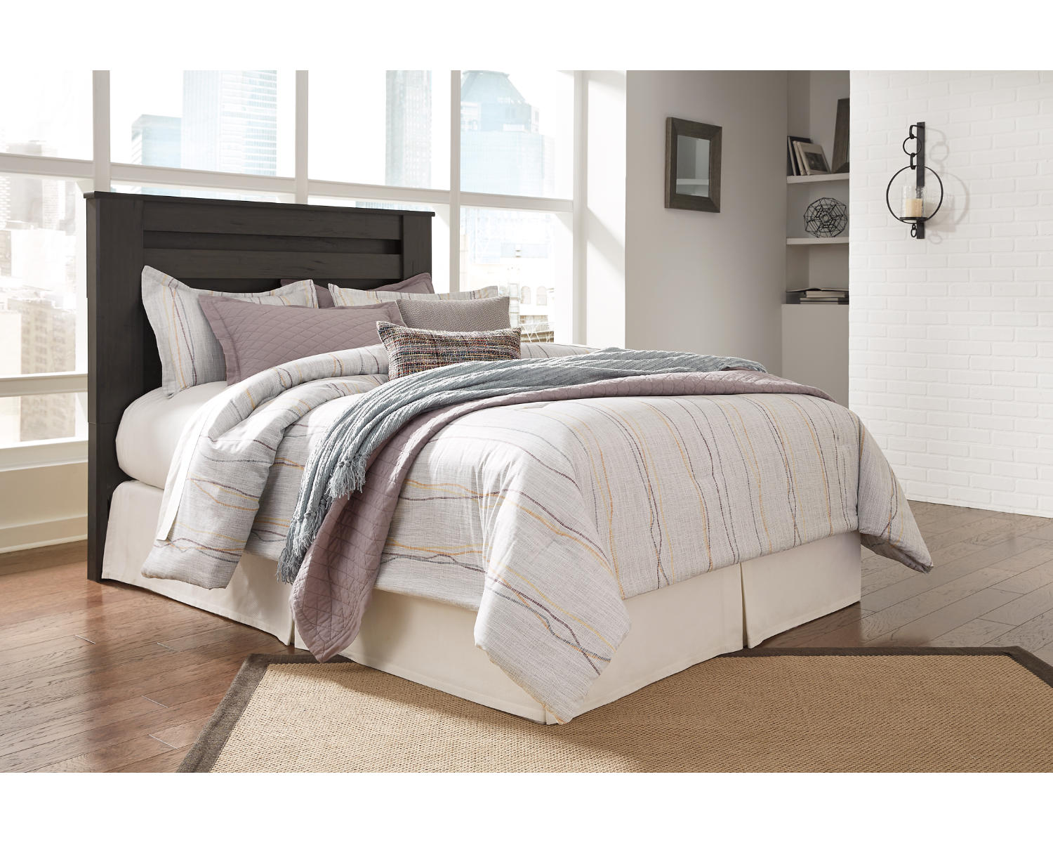 Brinxton Queen Panel Bed, Dresser and Mirror