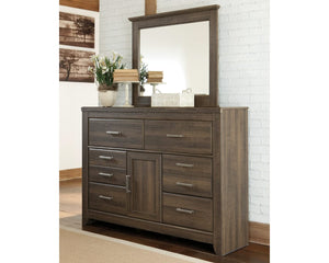 Juararo Queen Panel Headboard, Dresser and Mirror