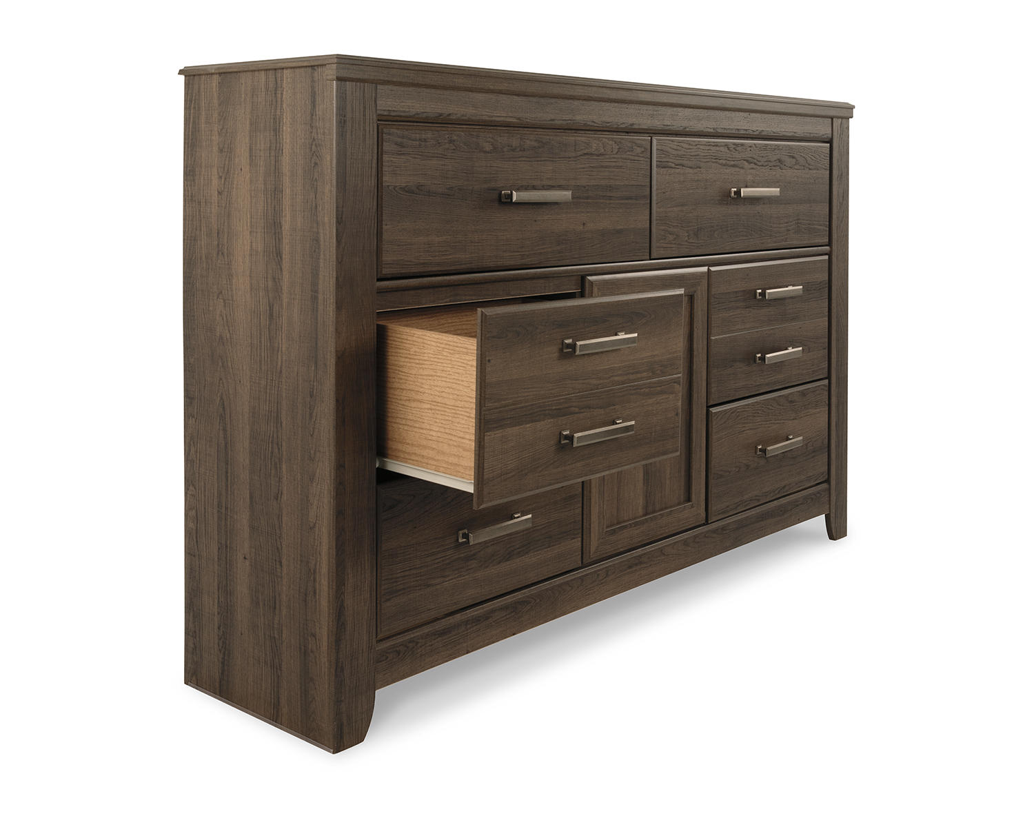 Juararo Queen Poster Bed, 2 Dressers, Mirror and 2 Nightstands