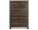 Juararo King Panel Bed, Dresser, Chest and 2 Nightstands