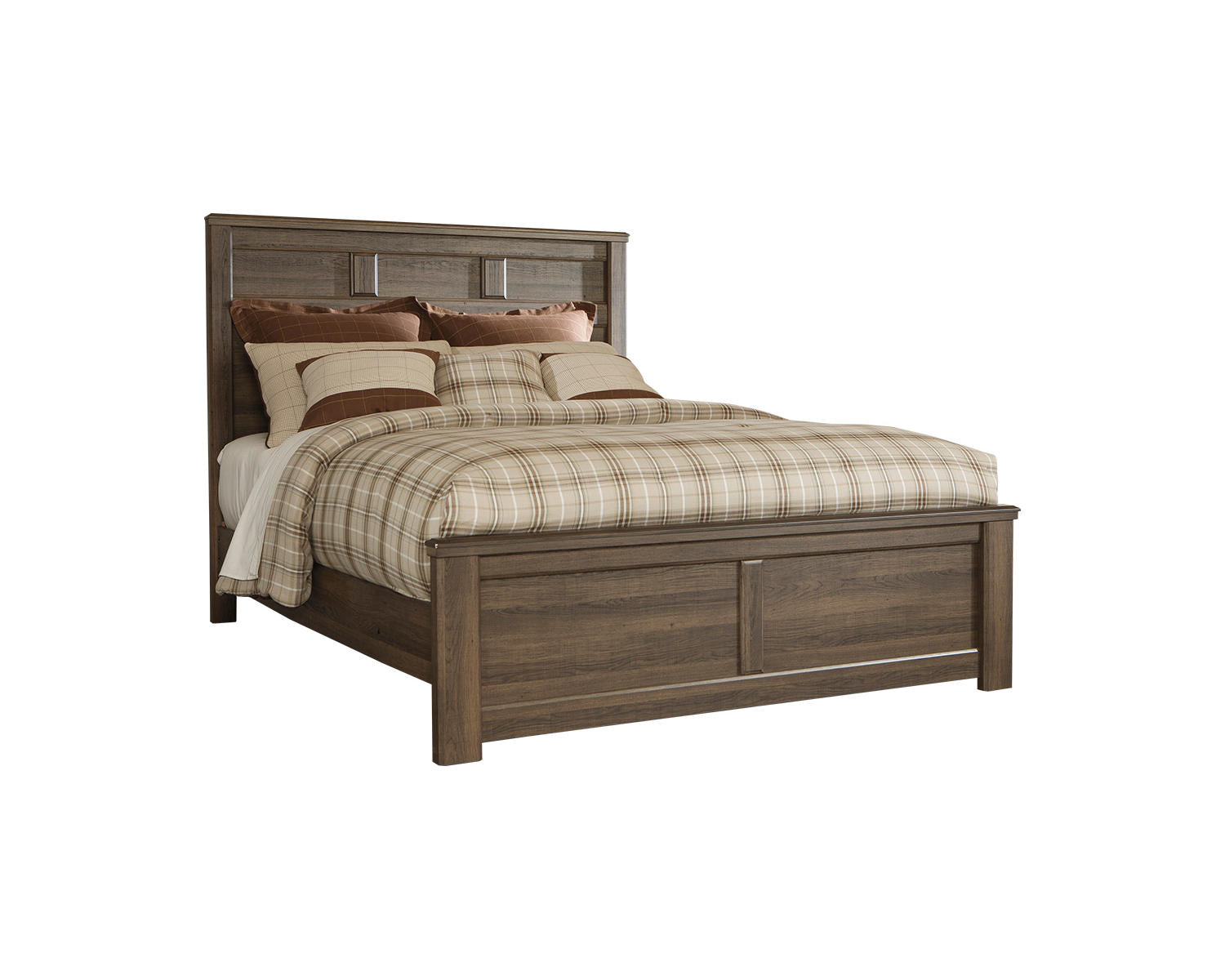 Juararo Queen Panel Bed, Dresser and Mirror