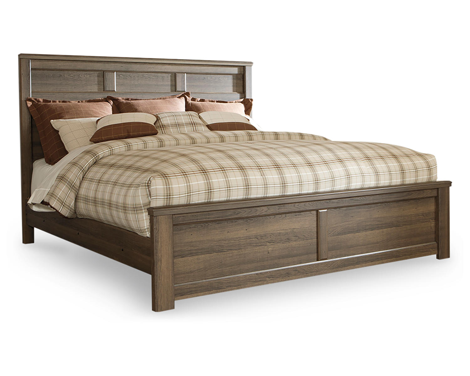 Juararo King Panel Bed, Dresser, Chest and 2 Nightstands