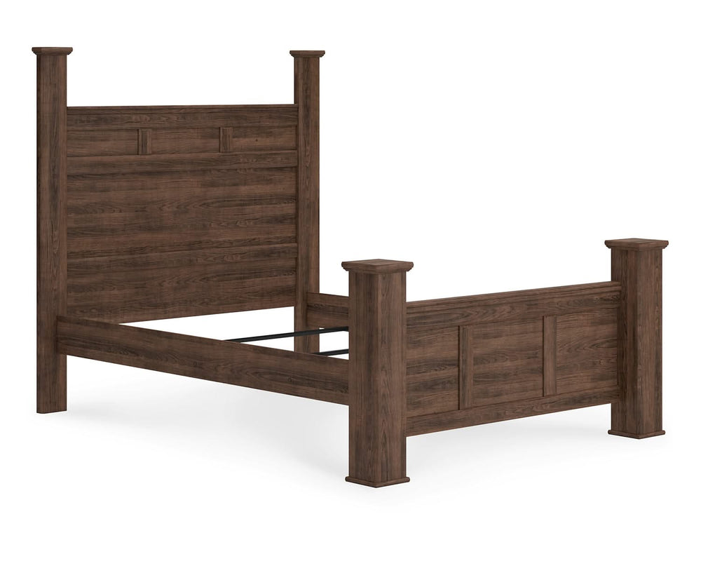 Juararo Queen Poster Bed and 2 Chests