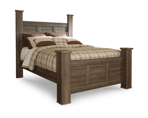 Cama con dosel y cómoda Juararo Queen