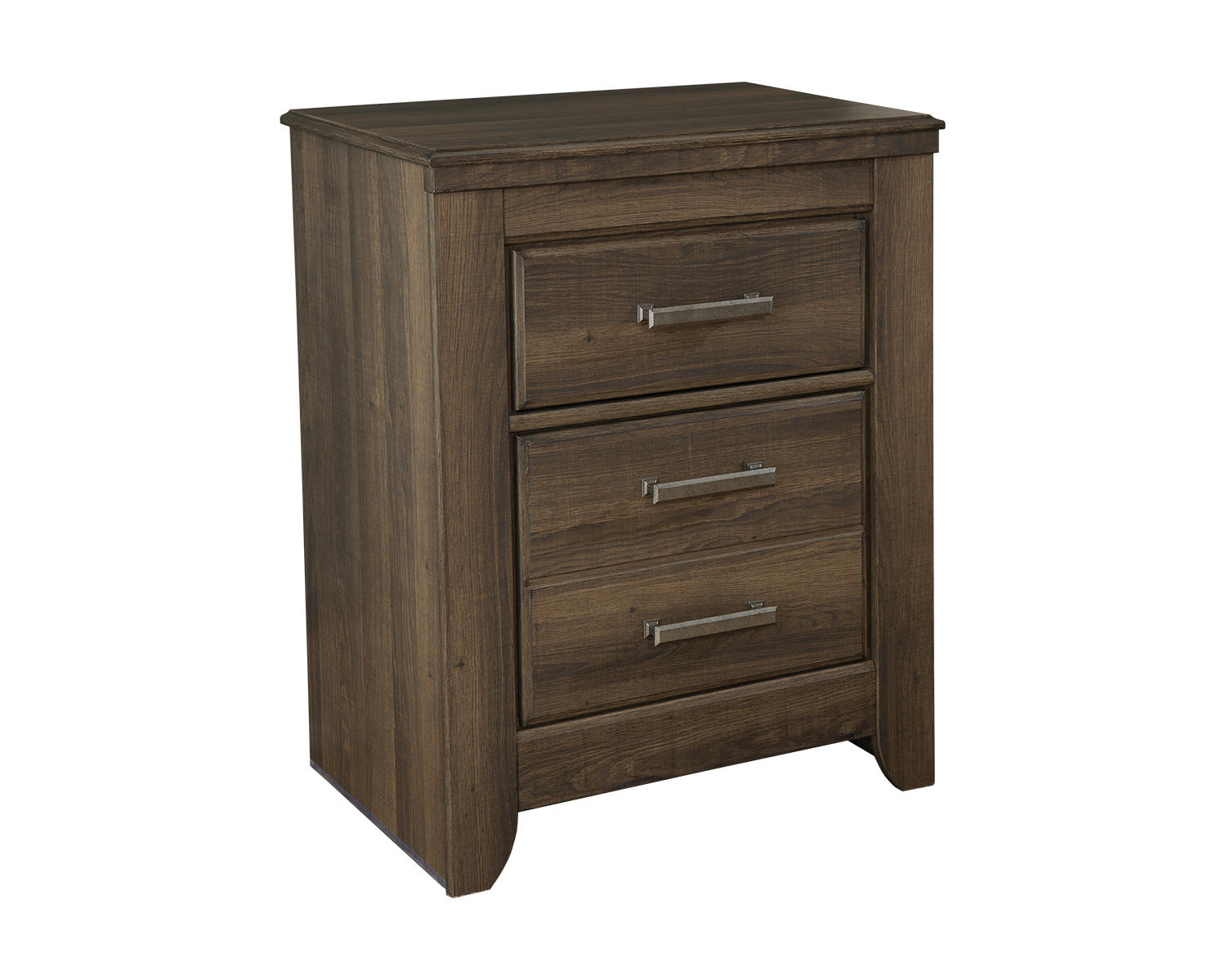 Juararo California King Poster Bed, Dresser, Mirror, Chest and 2 Nightstands