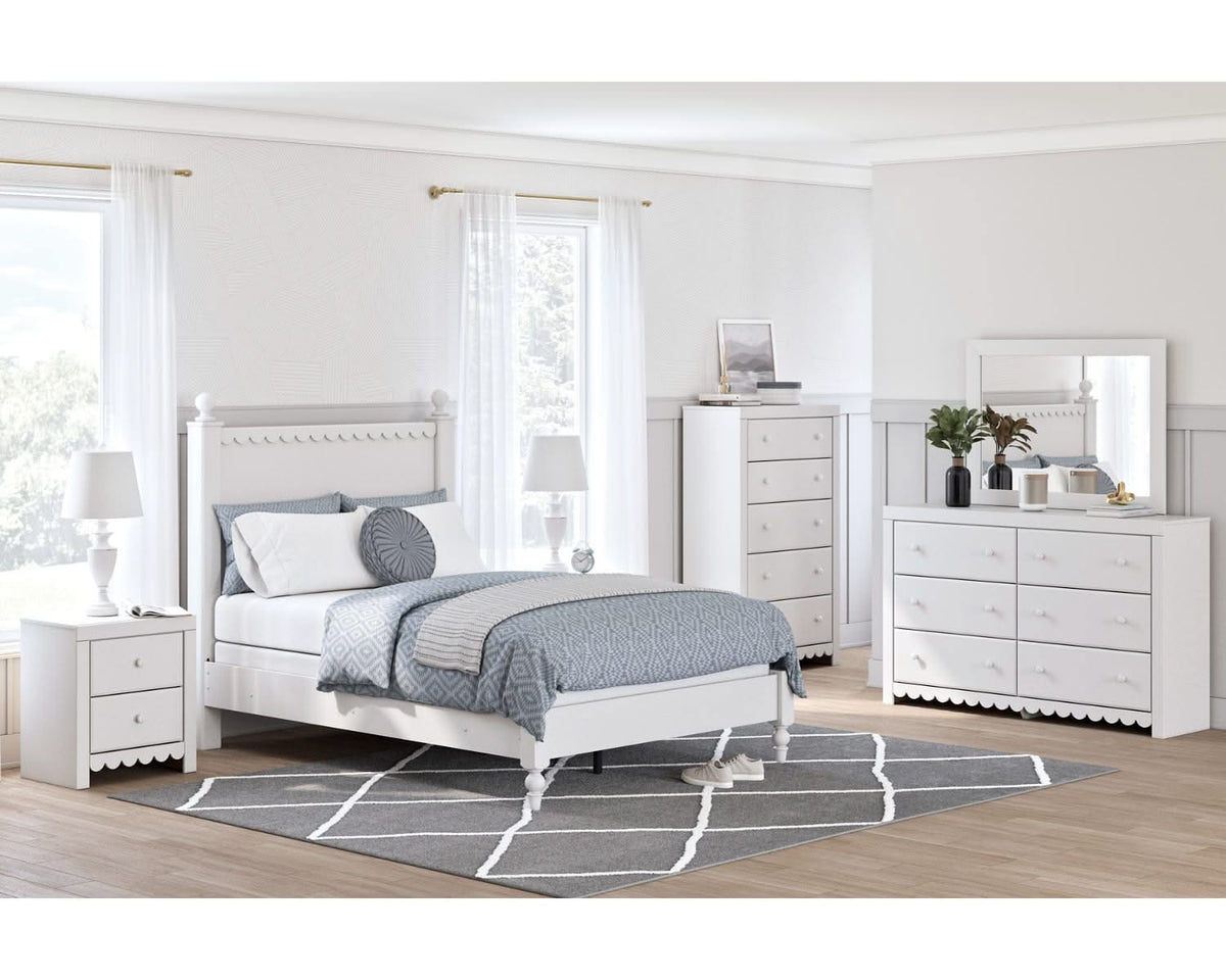 Cama de panel completo Mollviney