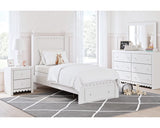 Mollviney Twin Panel Storage Bed