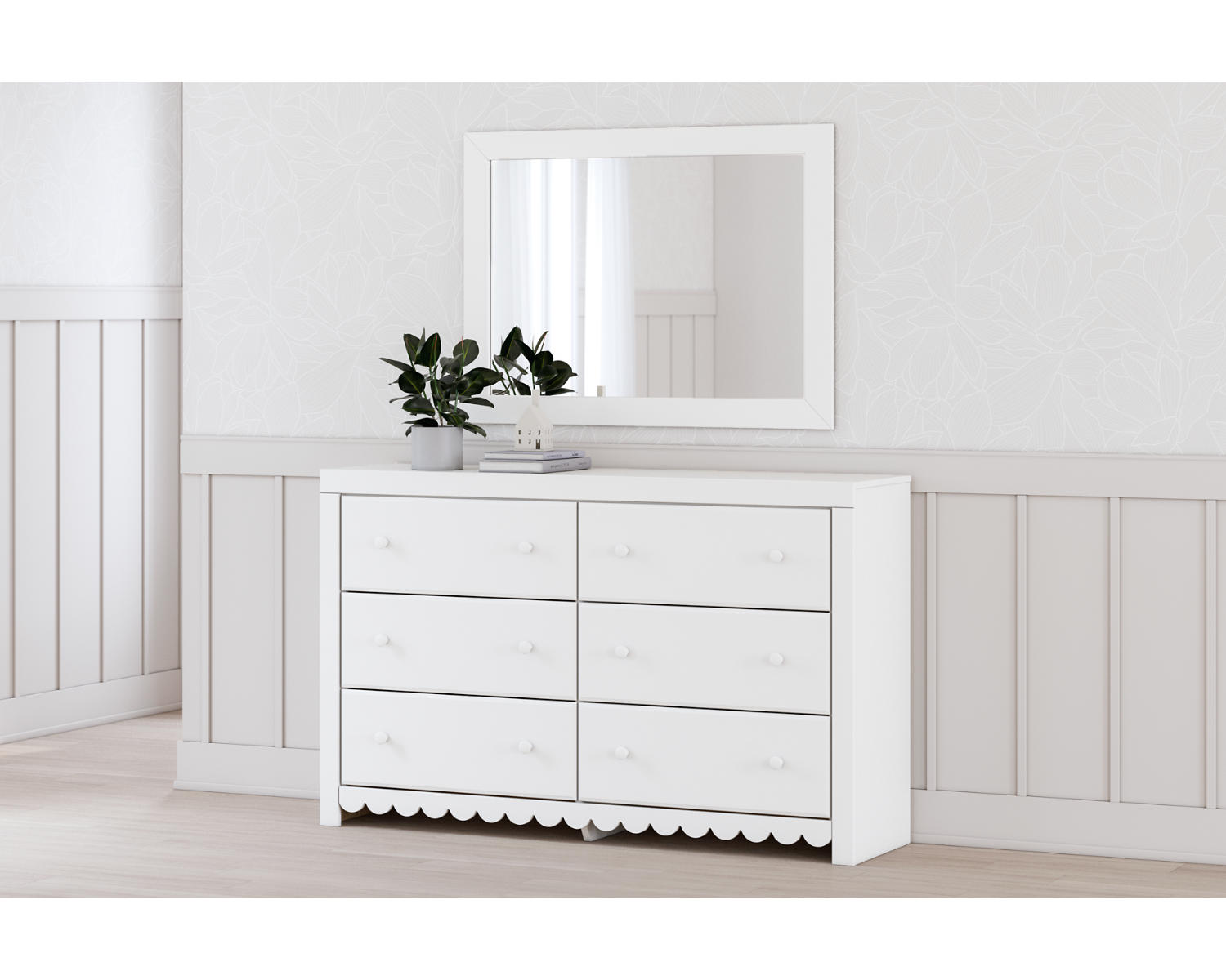 Mollviney Dresser and Mirror
