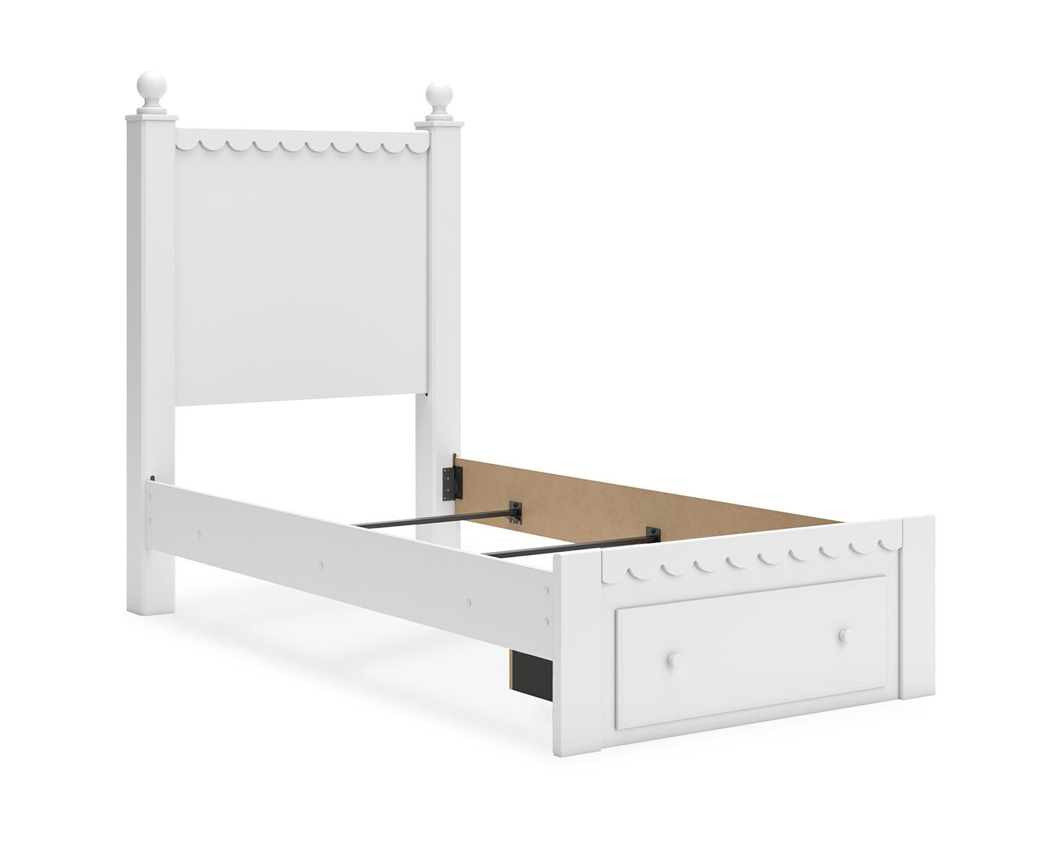 Mollviney Twin Panel Storage Bed