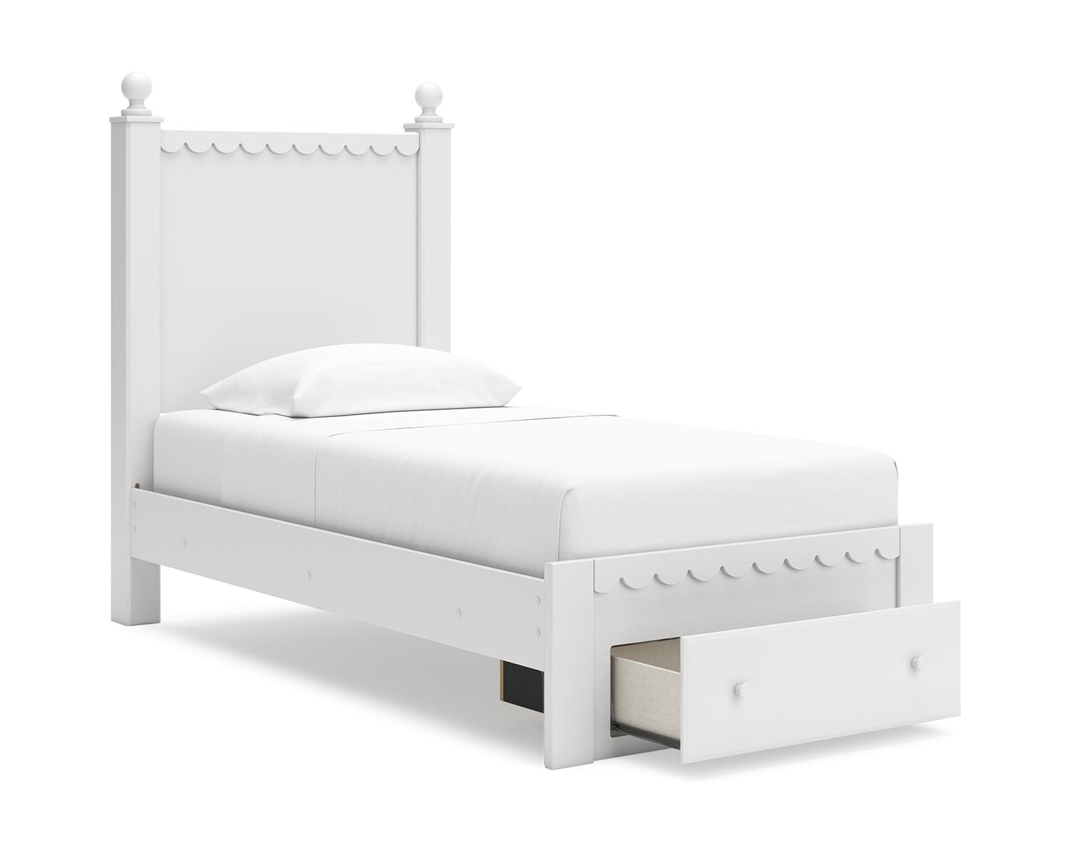 Mollviney Twin Panel Storage Bed