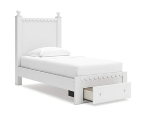Mollviney Twin Panel Storage Bed