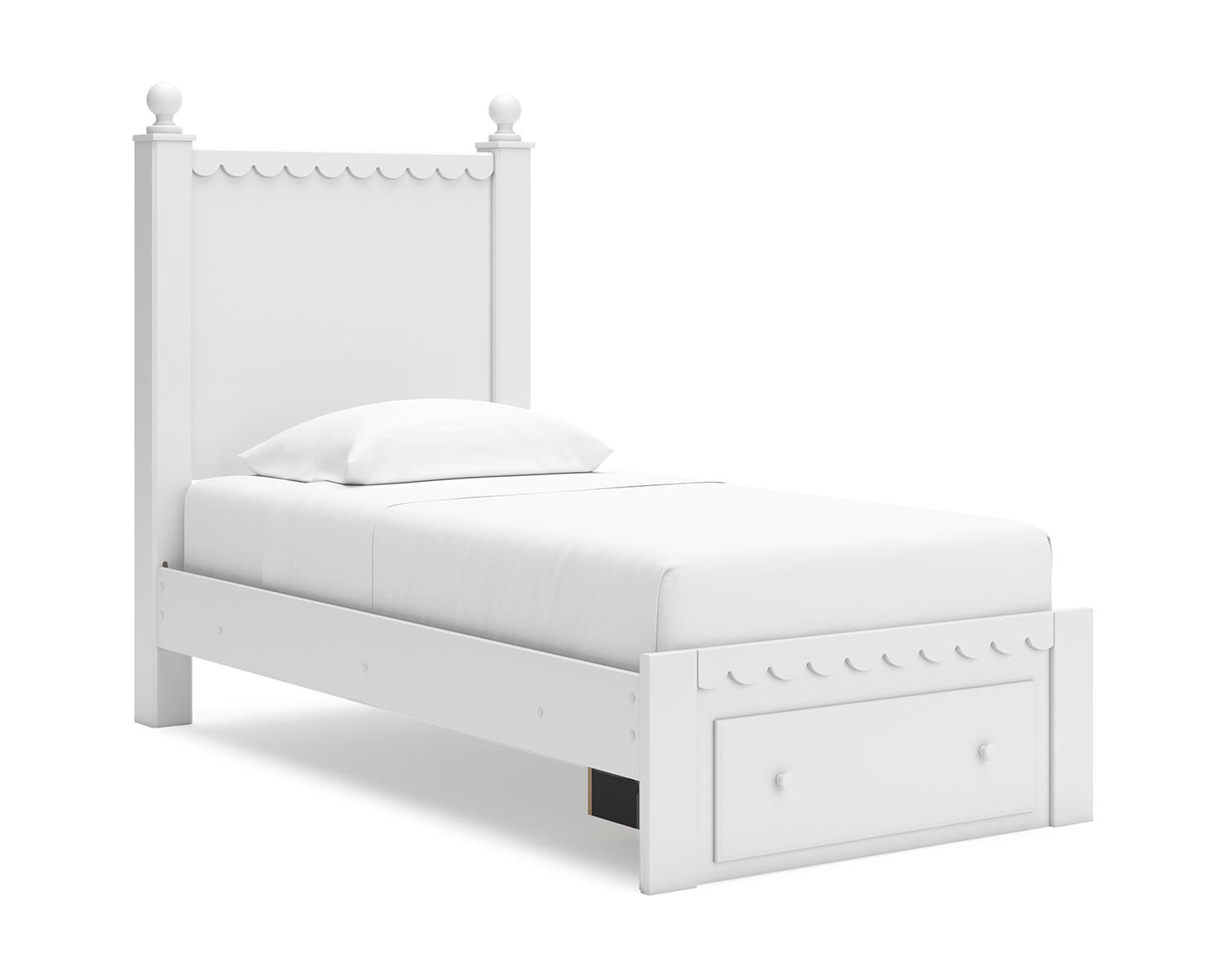 Mollviney Twin Panel Storage Bed