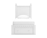 Mollviney Twin Panel Storage Bed